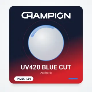 ۱٫۵۶ Blue Cut بلوکات UV420 آسفریک