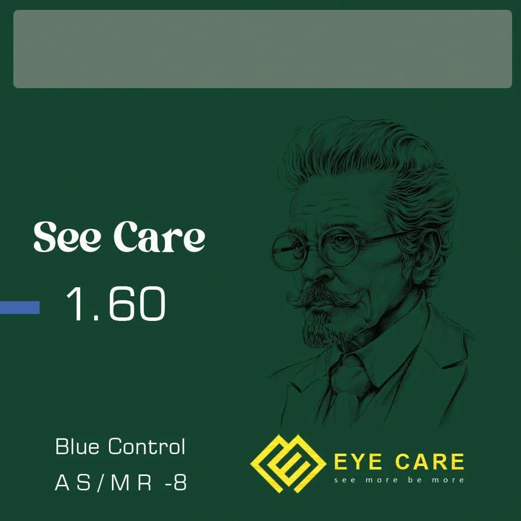 عدسی EYE CARE ۱٫۶۰ See Care Blue Control آسفریک MR-8