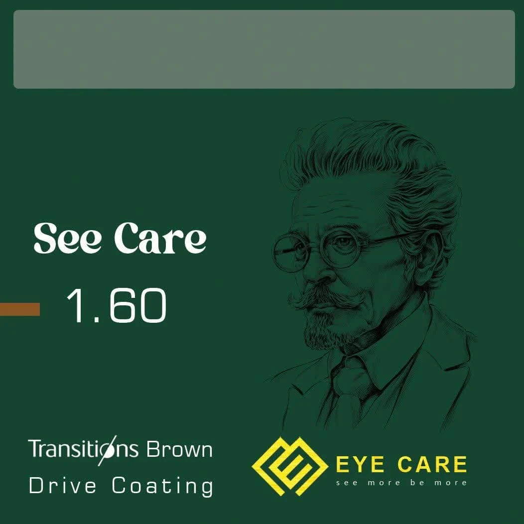عدسی EYE CARE ۱٫۶۰ See Care Transitions فتوکرومیک قهوهای