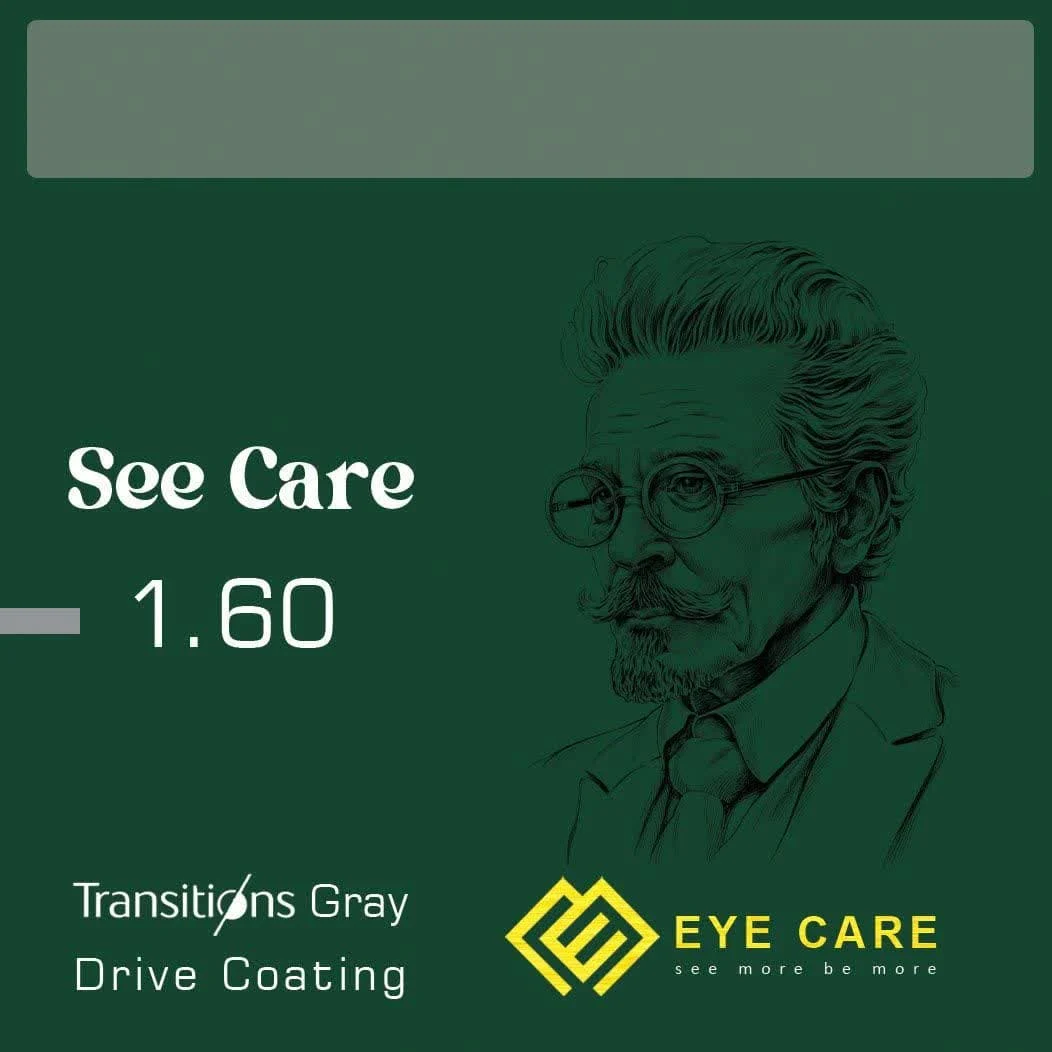عدسی EYE CARE ۱٫۶۰ See Care Transitions فتوکرومیک طوسی