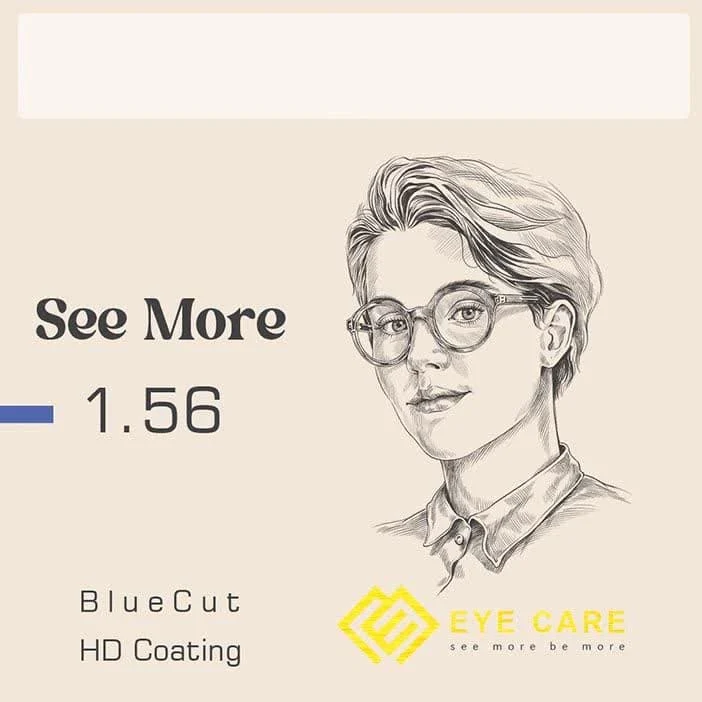 عدسی EYE CARE ۱٫۵۶ See More بلوکات HD بدون تهرنگ زرد