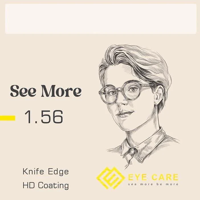 عدسی EYE CARE ۱٫۵۶ See More Knife Edge نمرهٔ مثبت