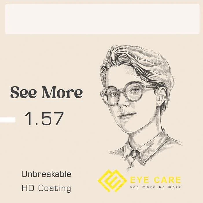 عدسی EYE CARE ۱٫۵۷ See More دیرشکن Unbreakable HD