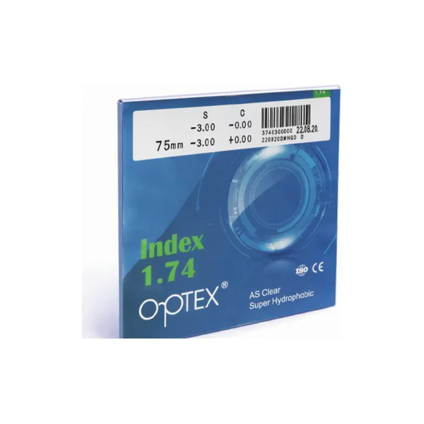 عدسی OPTEX ۱٫۷۴ آسفریک Clear SHMC فوق‌فشرده