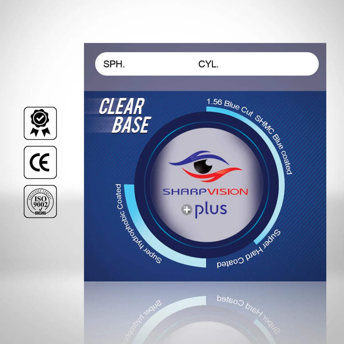 ۱٫۵۶ بلوکات آبی Clear Base — سری پلاس
