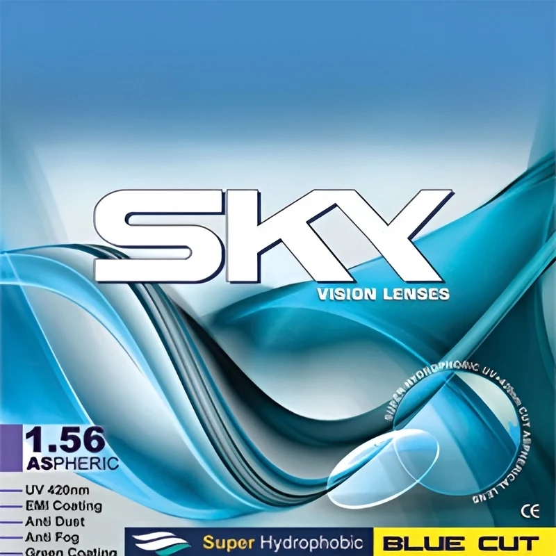 عدسی SKY ۱٫۵۶ Blue Cut بلوکات UV420 آسفریک