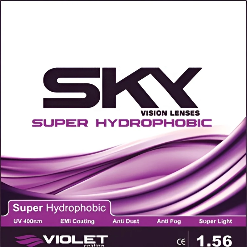 عدسی SKY ۱٫۵۶ Violet Coating آنتی‌رفلکس بنفش