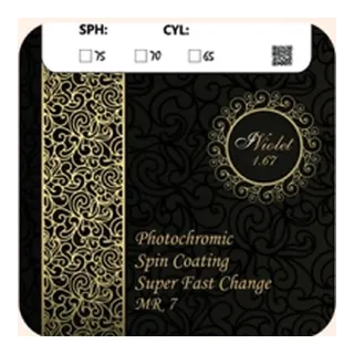 ۱٫۶۷ فتوکرومیک آسفریک Spin Coating