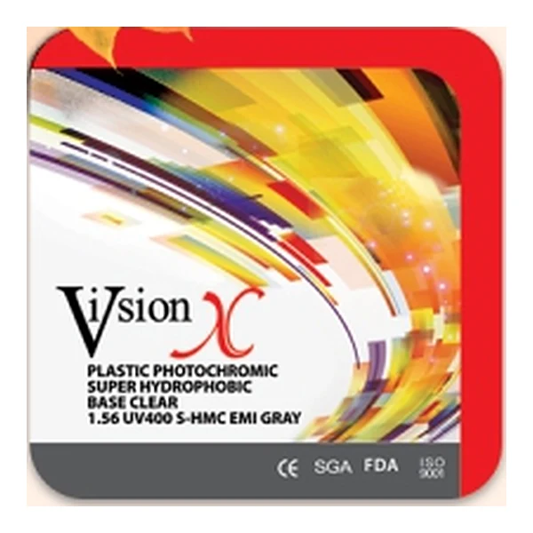 عدسی VISION-X ۱٫۵۶ فتوکرومیک خاکستری S-HMC