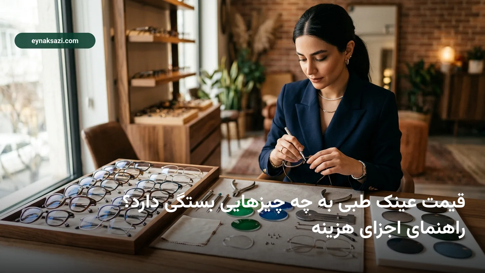 قیمت عینک طبی به چه چیزهایی بستگی دارد؟ راهنمای اجزای هزینه