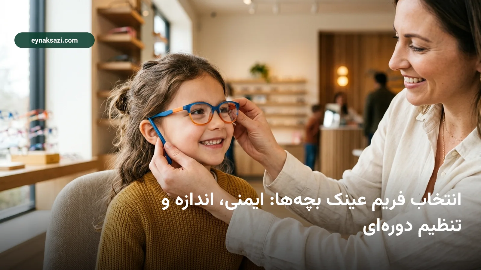 انتخاب فریم عینک بچه‌ها: ایمنی، اندازه و تنظیم دوره‌ای
