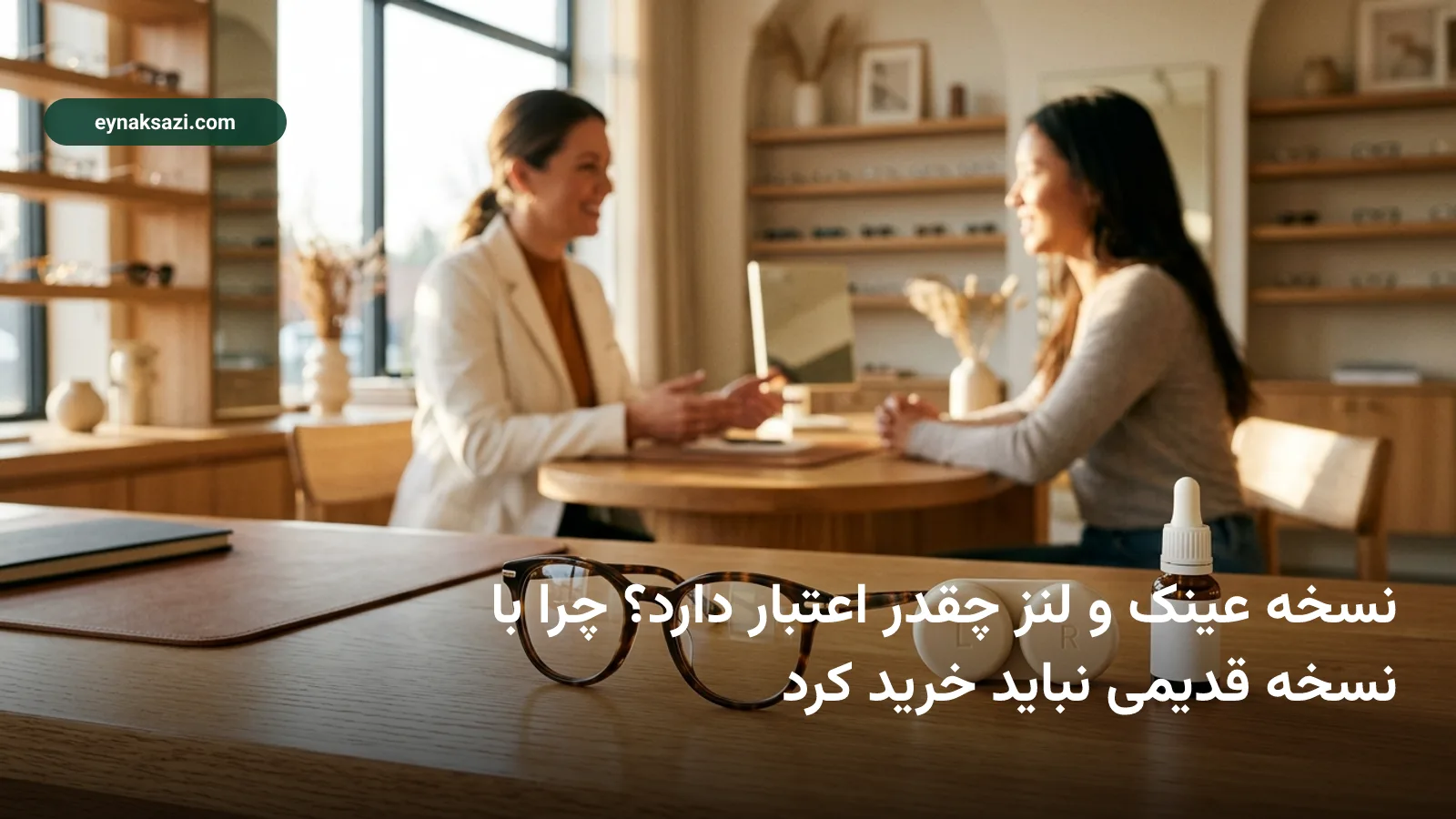 نسخه عینک و لنز چقدر اعتبار دارد؟ چرا با نسخه قدیمی نباید خرید کرد
