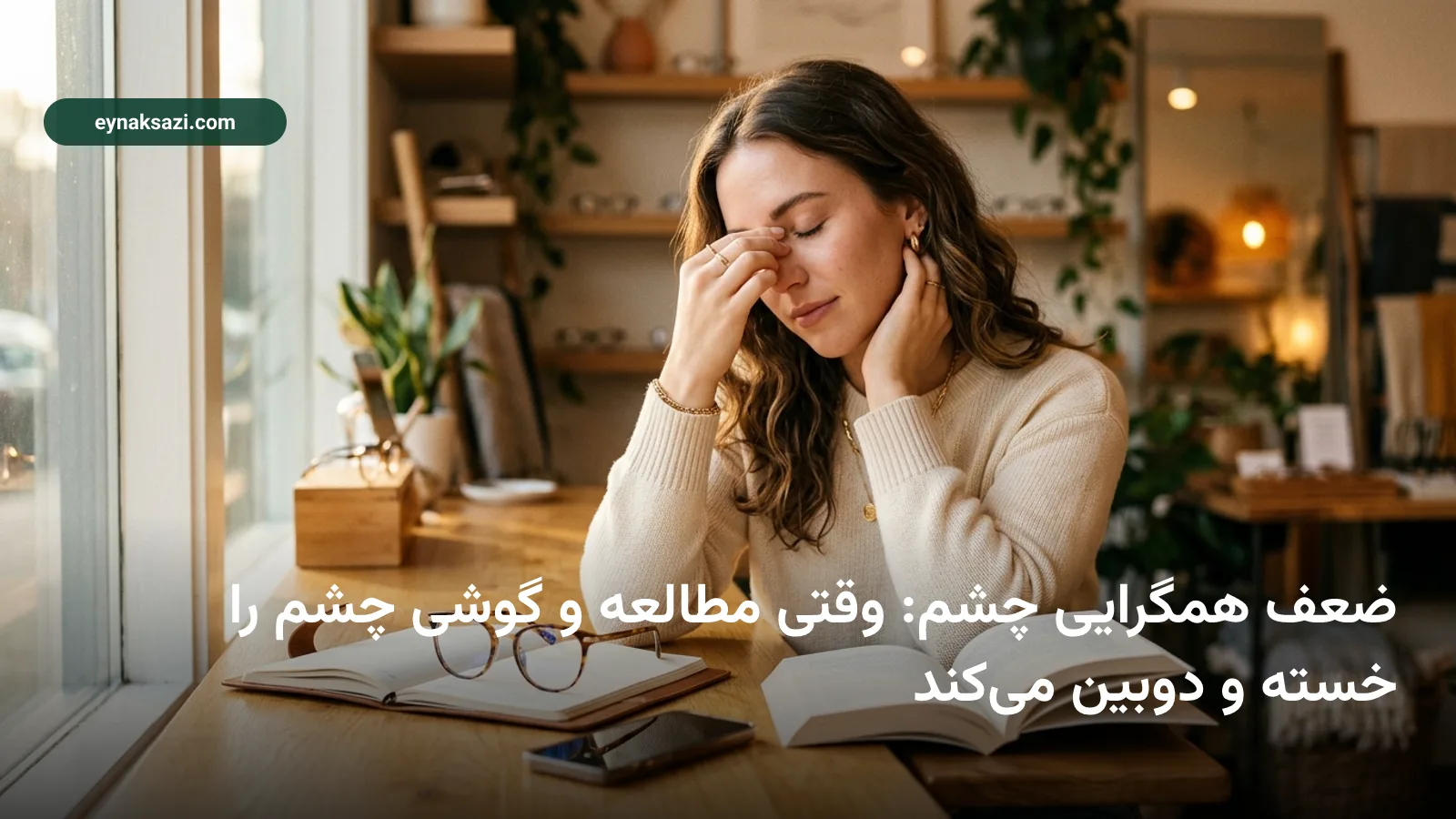 ضعف همگرایی چشم: وقتی مطالعه و گوشی چشم را خسته و دوبین میکند