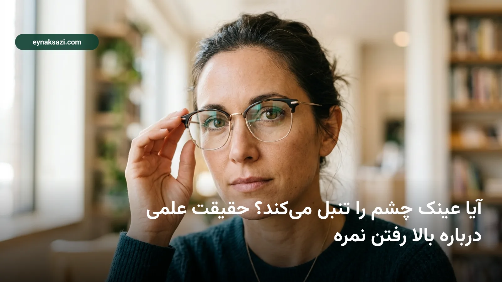 آیا عینک چشم را تنبل می‌کند؟ حقیقت علمی درباره بالا رفتن نمره