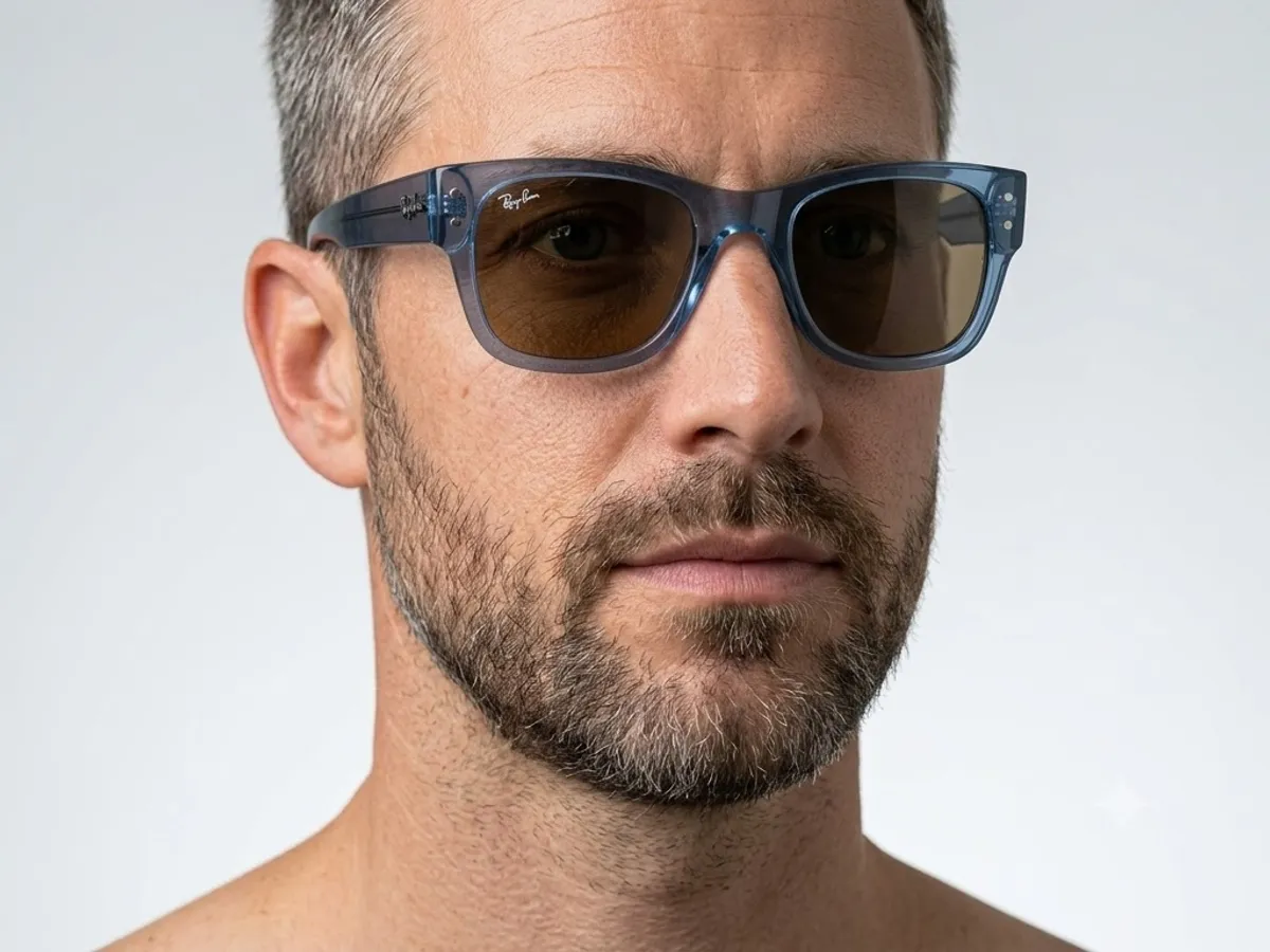 تصویر 5 از عینک آفتابی ریبن RB0840S-MEGA-WAYFARER-6680-73-3N